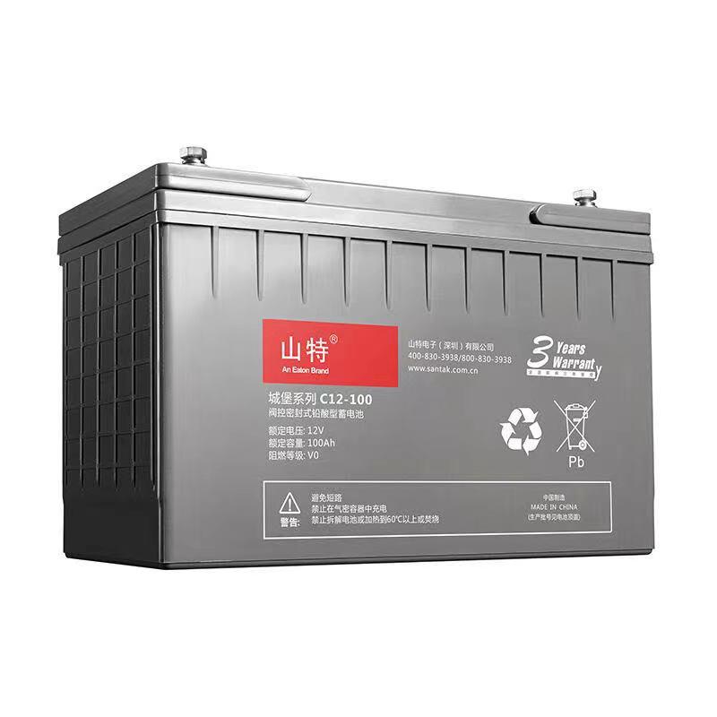 山特 12V 100AH（伐控式 铅酸免维护）